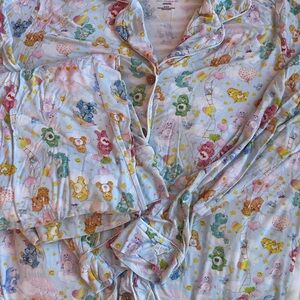 Colorful Cartoon Print Pajama Set